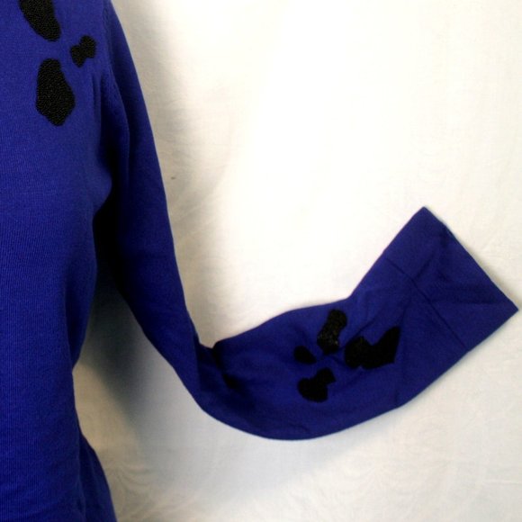 Renuar Sweater with Amazing Beadwork - Picture 2 of 5